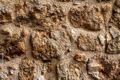 Seamless Texture Of Medieval Wall Of Stone Blocks