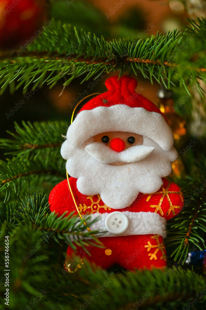 Christmas tree decorations. Santa Claus. Christmas tree decorations. Santa Claus.