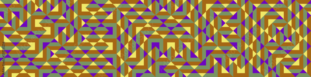 Color Rhombus tile tessellation pattern illustration Color Rhombus tile tessellation pattern illustration
