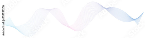 Blue and pink pastel wave background. Vector illustration.