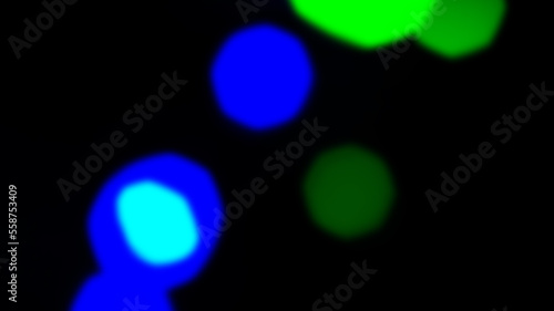  Abstract.Christmas Light Bokeh.Festive Colored Light Circles.Colored Glowing Light Background photo