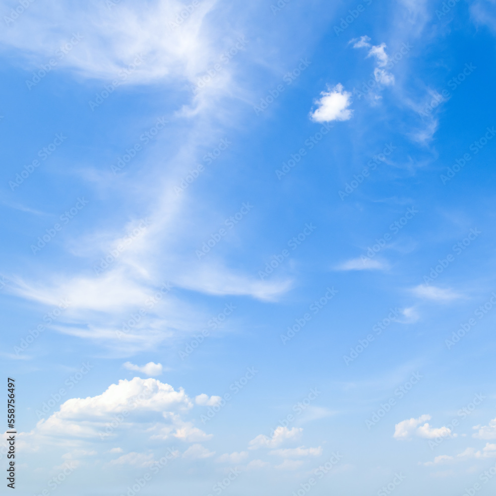 Blue sky and cumulus clouds. Blue sky and cumulus clouds.