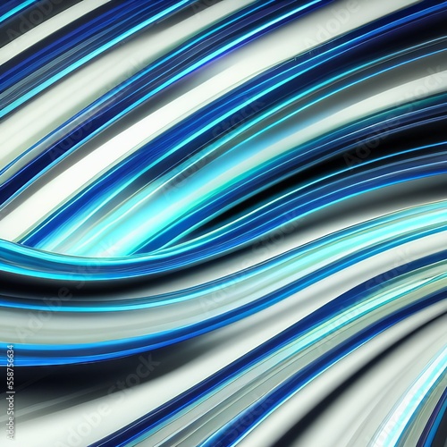 Abstract background with curvy lines. Generative AI