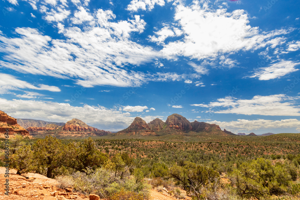 View of the Famous Red Rock Landscape Surrounding Sedona, Arizona