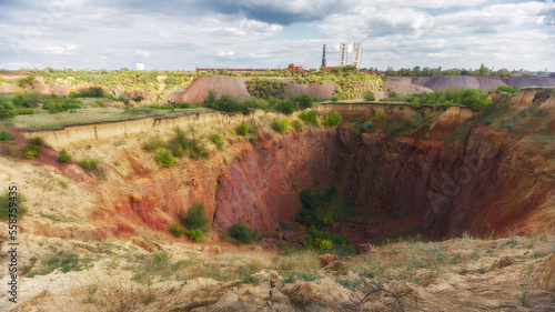 Collapsed Sinkhole in Kriviy Rih, Ukraine