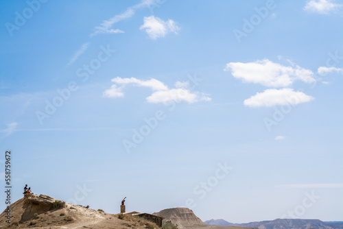 Bardenas reales en Navarra