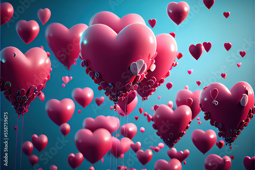 heart shaped balloons