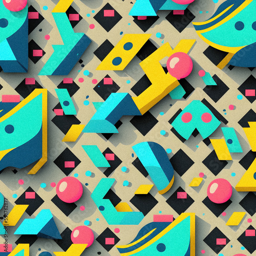 80s and 90s pattern,granular texture, background, illustration