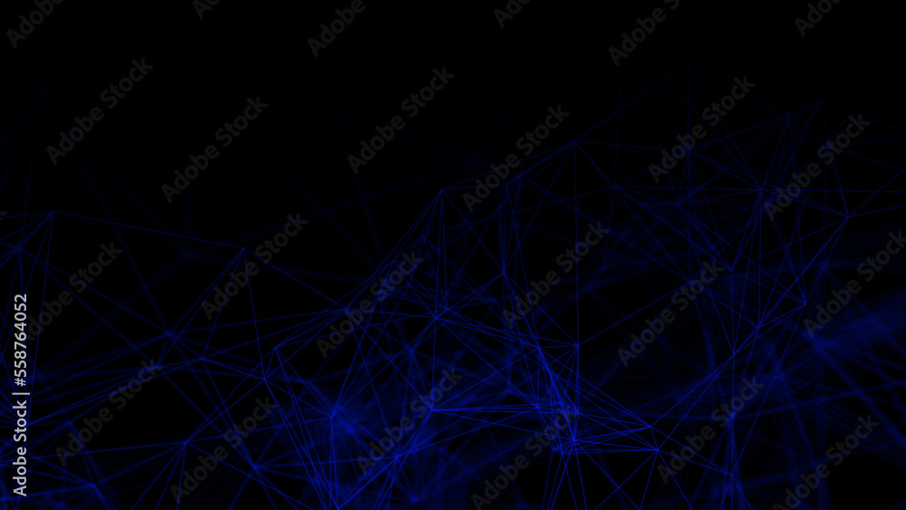 Abstract plexus geometry background. Digital technology network connection concept. 3D rendered illustration. Abstract plexus geometry background. Digital technology network connection concept. 3D rendered illustration.