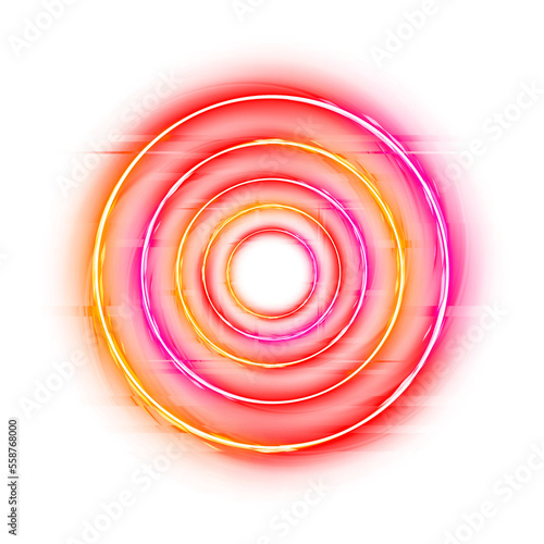 Neon multi layer circle Effect