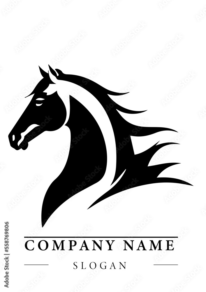 Horse Logo Vector Art