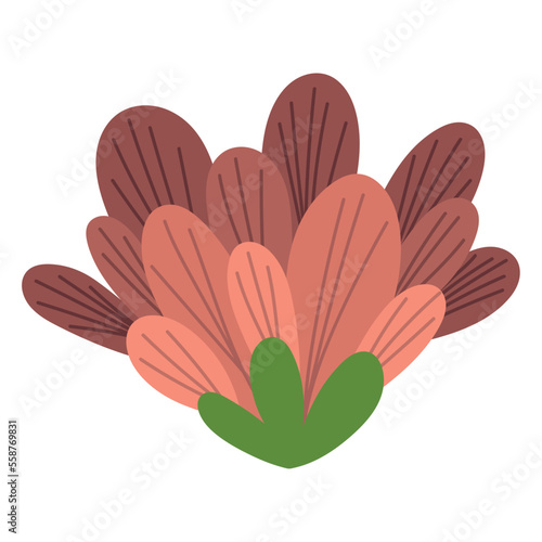 flower icon isolated