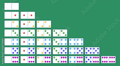 Domino color set