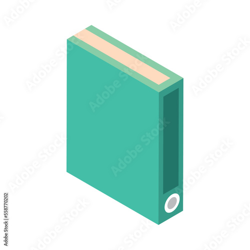 isometric office binder