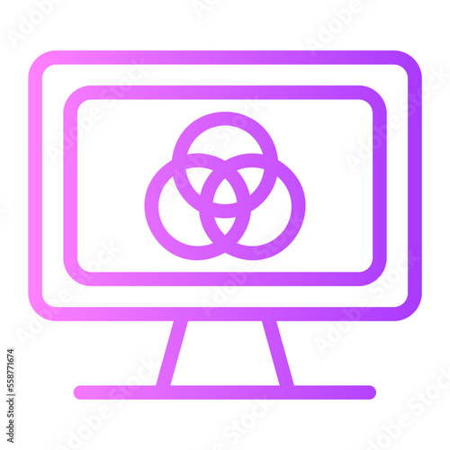Color Scheme  gradient icon