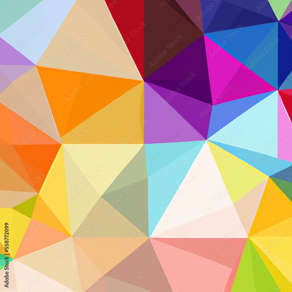Abstract 2D geometric colorful background Abstract 2D geometric colorful background