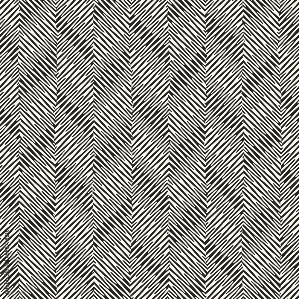 Monochrome Moiré Effect Textured Herringbone Pattern Monochrome Moiré Effect Textured Herringbone Pattern