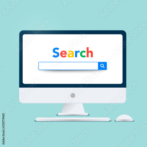 Search Interface On Flat Computer