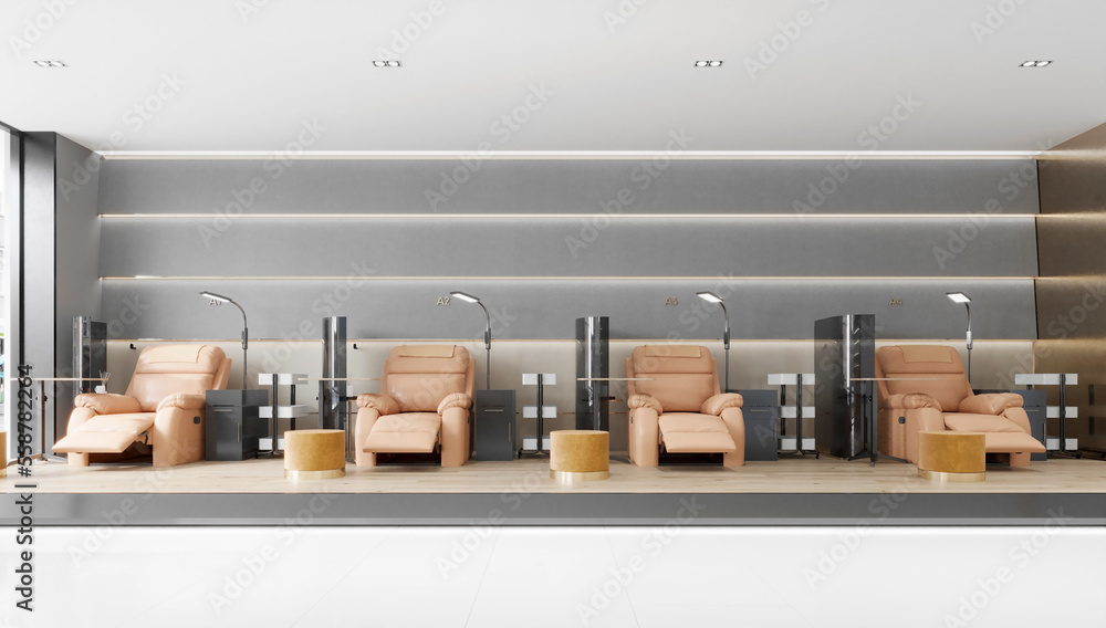 3d render of massage spa, beauty hair dressing and nail saloon 3d render of massage spa, beauty hair dressing and nail saloon