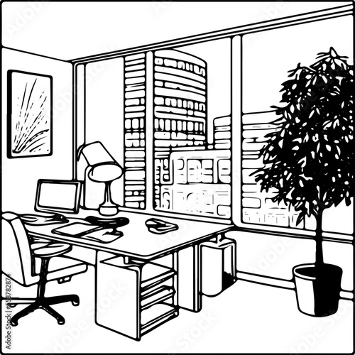 Coloring Pages, Kinderbuch, Malbuch, für Erwachsene, Abstrakt, zum ausmalen, office, scribble, langeweile, Entspannung, Hobbykünstler, Rätselheft, Kinderheft,

