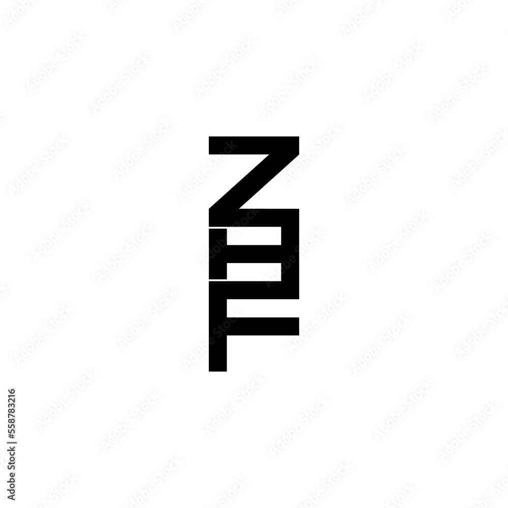 zhf letter initial monogram logo design zhf letter initial monogram logo design