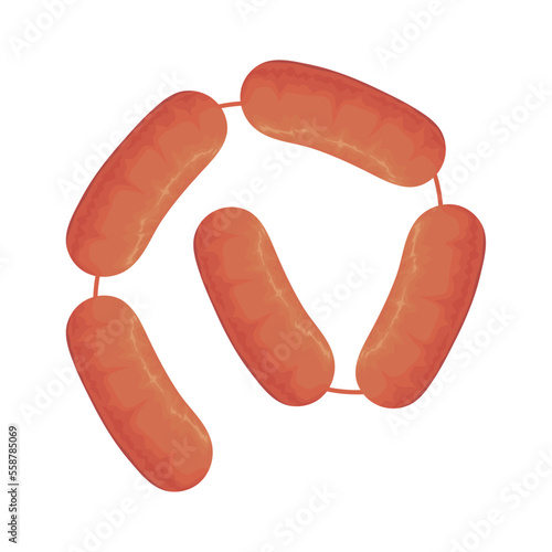 meat sausages icon