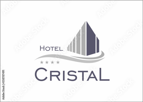 Cristal estate company, hotel logo