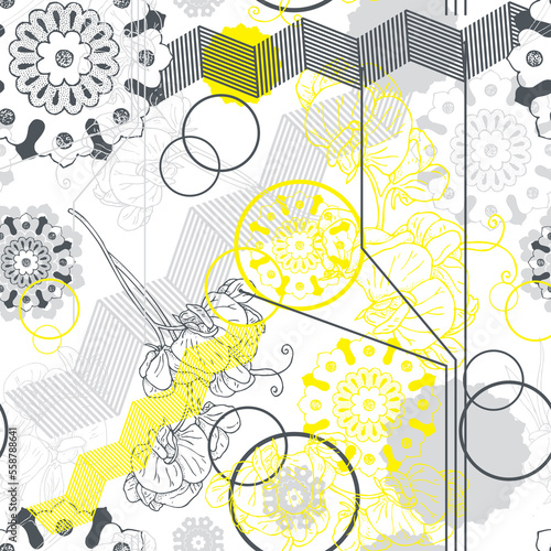 background pattern with gears