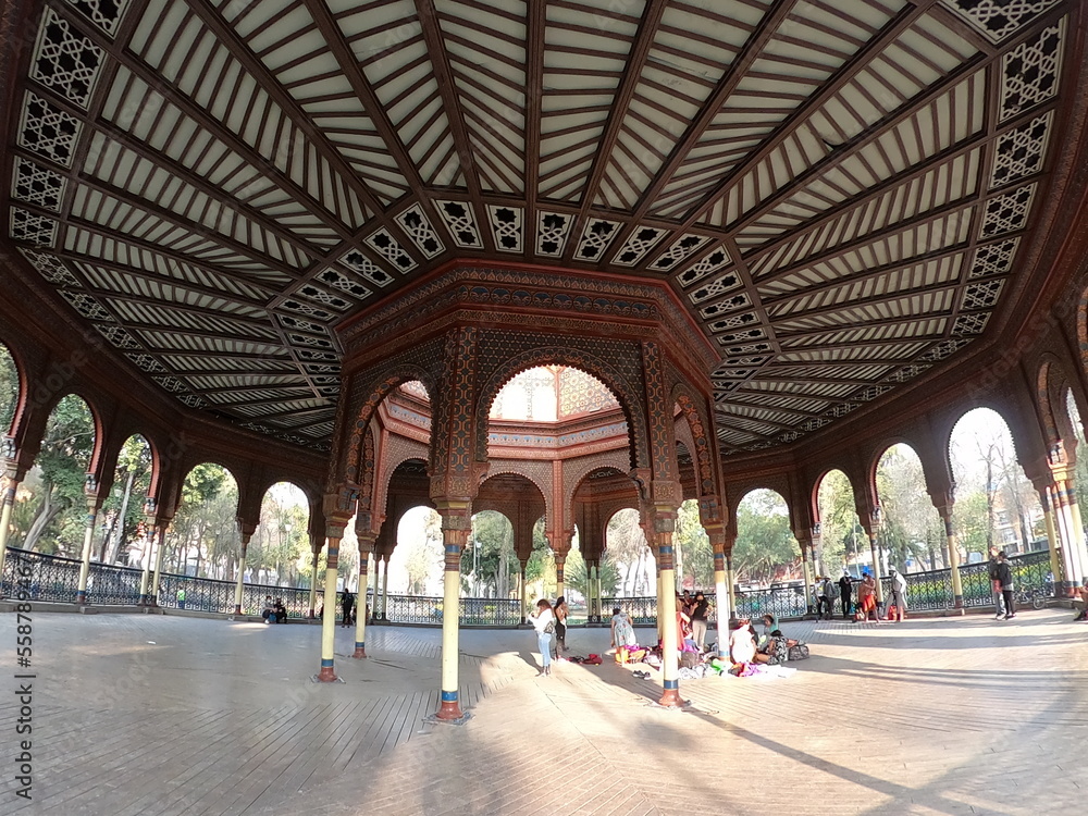 Kiosko Morisco De La Ciudad De México. Stock Photo | Adobe Stock