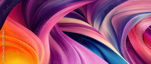abstract wallpaper liquid lines vibrant colors smooth.
