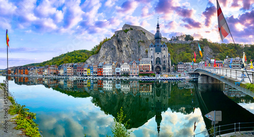 Vászonkép Dinant Belgium