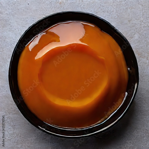 Glass of Caramel Pudding