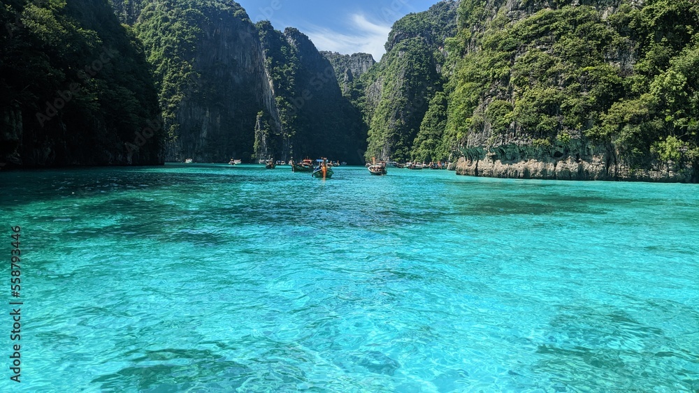 Thailand phi phi islands beach paradise forest 2022