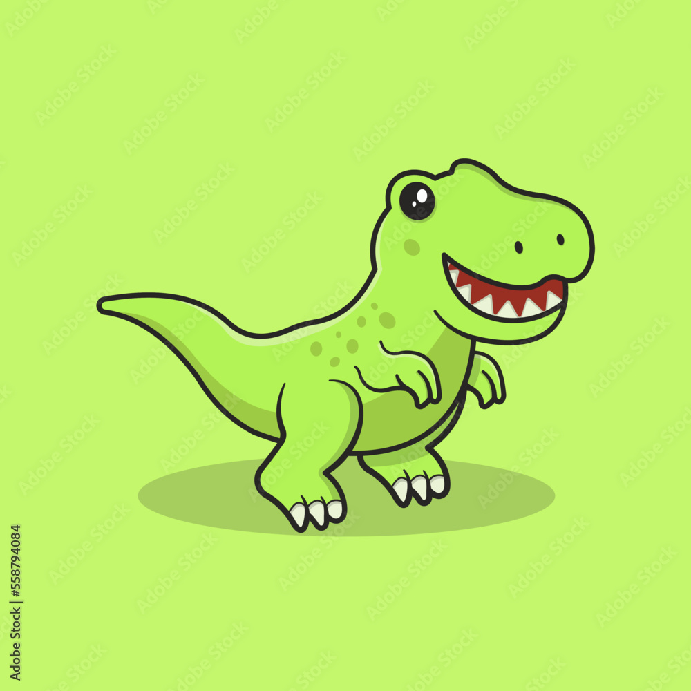 Cute dinosaur cartoon vector icon illustration. Flat cartoon style. dinosaur Illustration. Cute dinosaur cartoon vector icon illustration. Flat cartoon style. dinosaur Illustration.