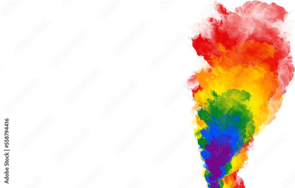 lgbt wallpaper, rainbow colored smoke