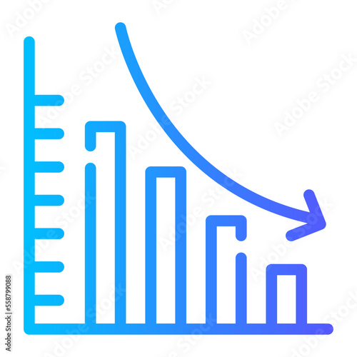 losses gradient icon