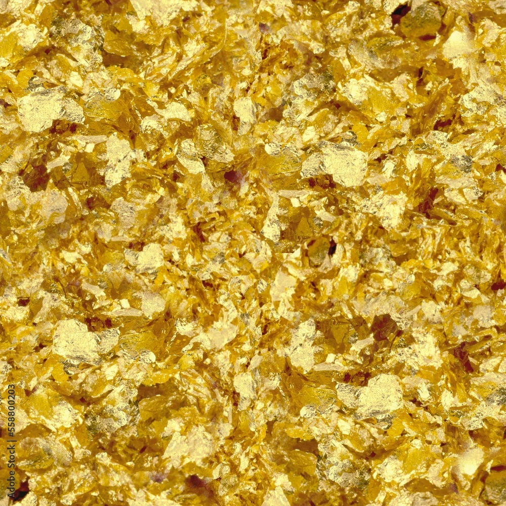 golden close up confetti piles seamless pattern illustration design. golden close up confetti piles seamless pattern illustration design.