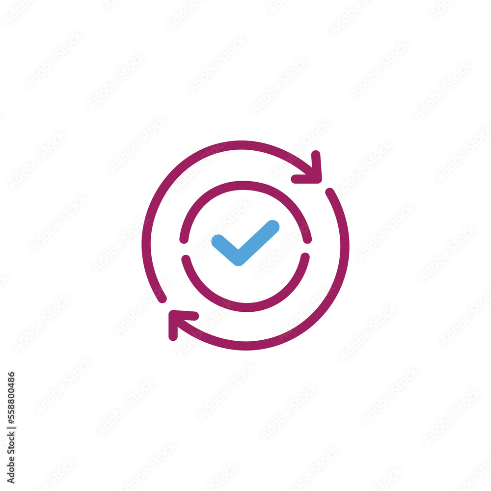 round convenient icon like easy pay or update. concept of replace or swap symbol and quality control. linear trend modern synchronize logotype graphic stroke art design web element isolated on white round convenient icon like easy pay or update. concept of replace or swap symbol and quality control. linear trend modern synchronize logotype graphic stroke art design web element isolated on white