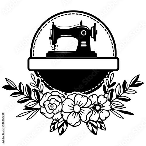 Sewing Machine Silhouette