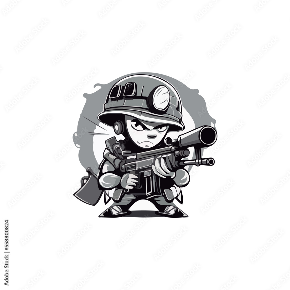 tiny soldier holding gun isolated background tiny soldier holding gun isolated background