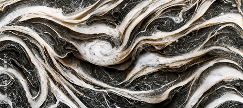 czarno-biały marmur tekstura tło