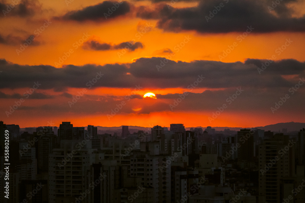 sunset in the city sunset in the city