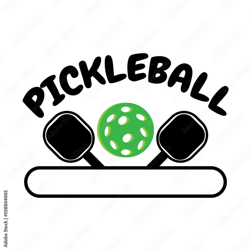 Ilustrace „pickleball svg, pickleball png, pickleball paddle svg png