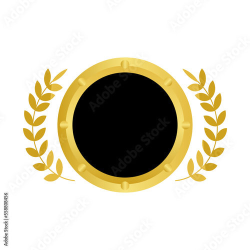 Black Modern Certificate Badge 1