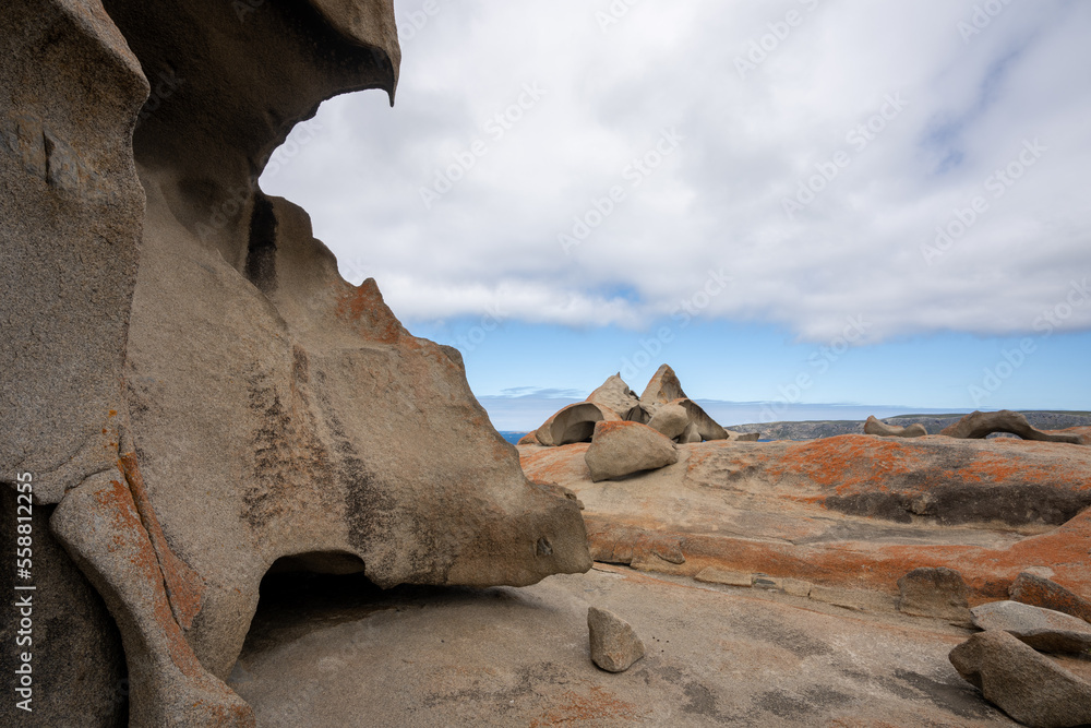 Remarkable Rocks in Flinders Chase National Park on Kangaroo Island in South Australia