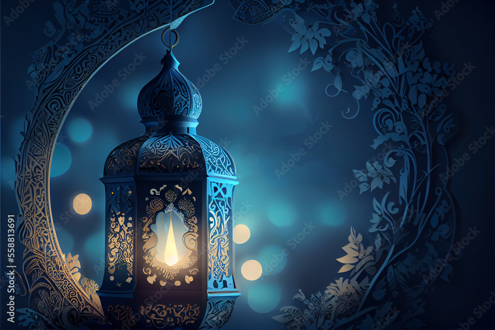 Ramadan The ninth month of Islamic calendar Observed by Muslims around  world as A month of fasting prayer repercussions society Month  commemorating first verses of Prophet Muhammad ai generated art Stock  Illustration |