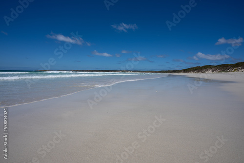The beach at Vivonne Bay on Kangaroo Island in South Australia
