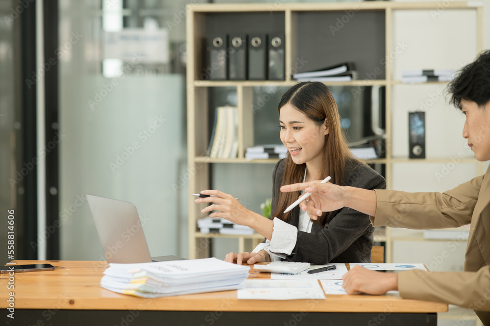 businesswoman working in office businesswoman working in office