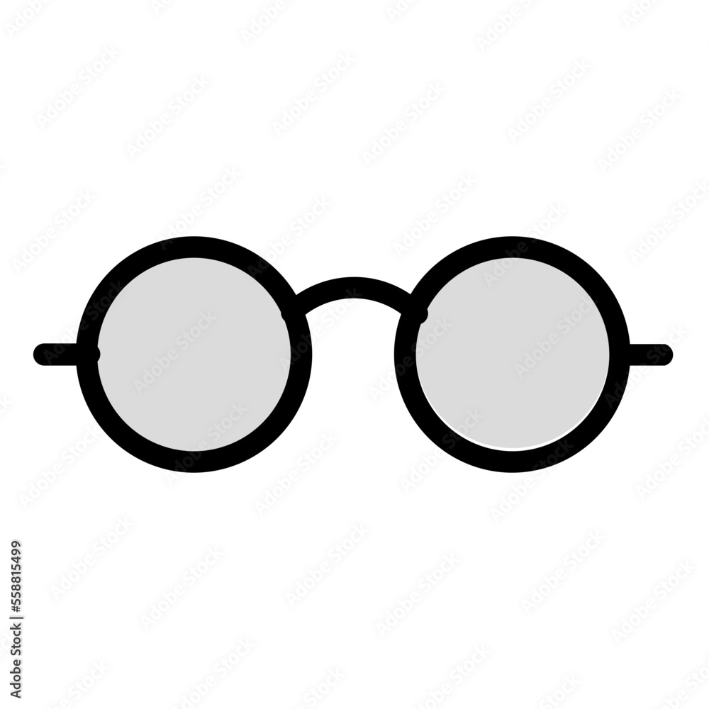 eyeglasses color line icon eyeglasses color line icon