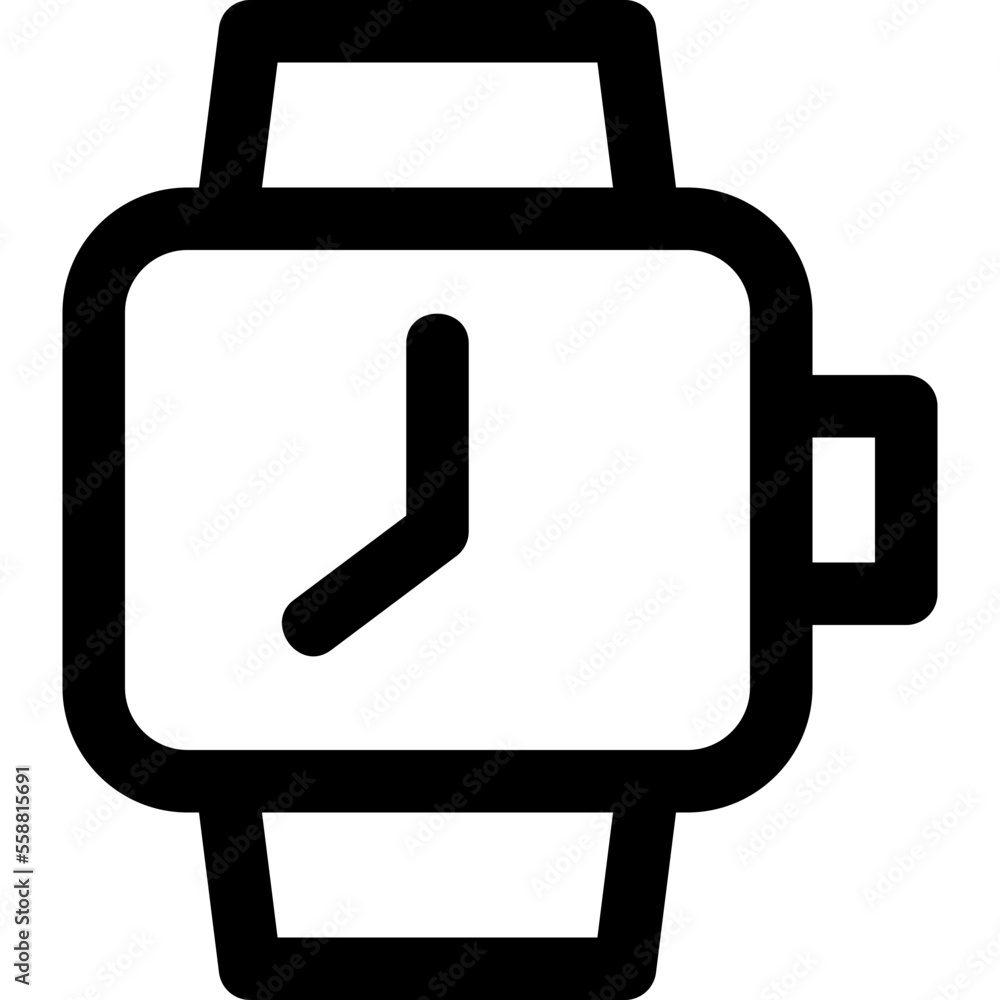 wristwatch line icon wristwatch line icon